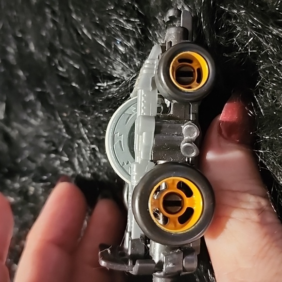 Monster Truck and Race Car Toy Set - Blue, Yellow, Gray. VINTAGE. - Picture 14 of 16